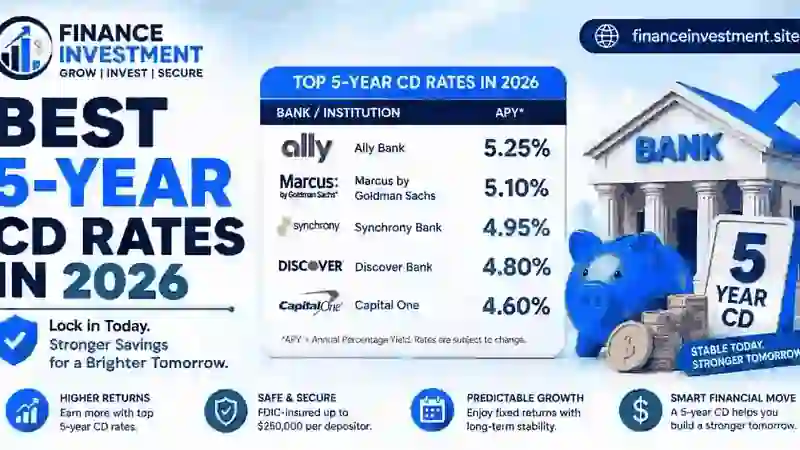Best 5-Year CD Rates in 2026