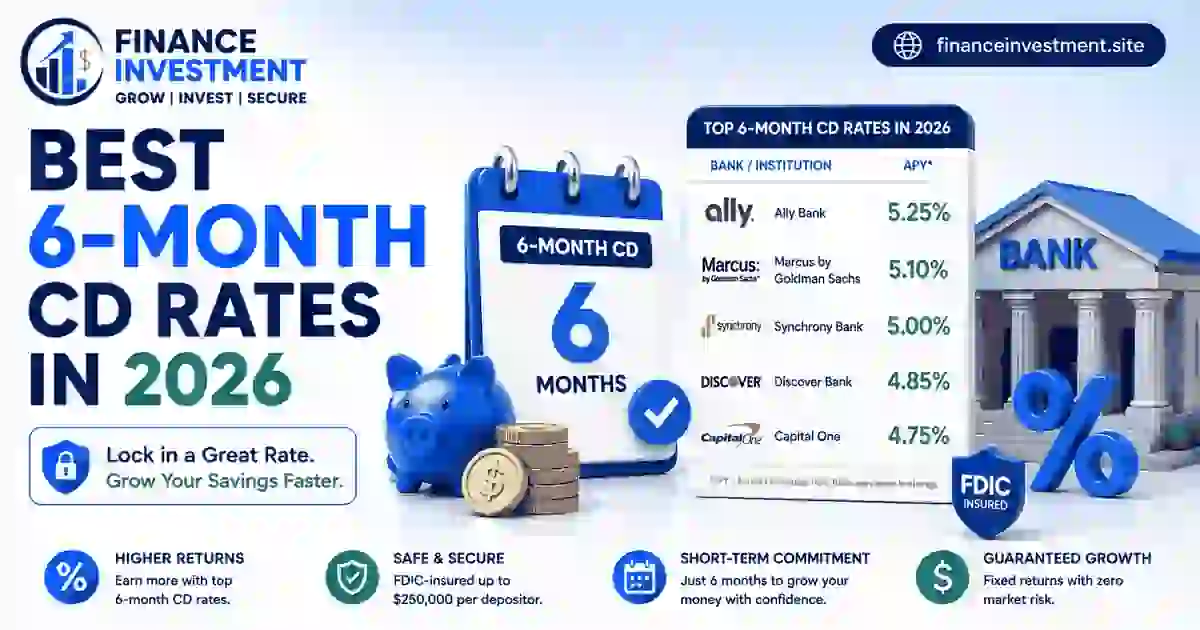 Best 6-Month CD Rates in 2026: Compare Top Short-Term CDs