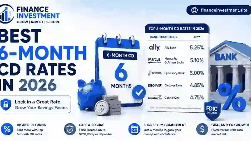 Best 6-Month CD Rates in 2026