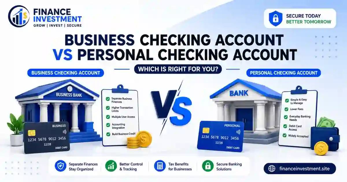 Business Checking Account vs Personal Checking Account: Complete USA Guide (2026)
