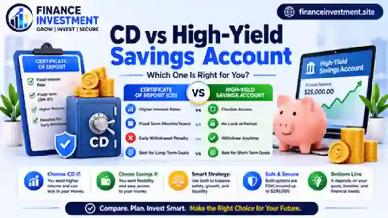 CD vs high-yield savings account