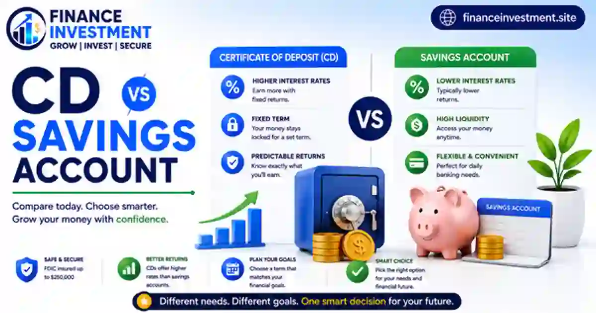 CD vs savings account 2026 comparison
