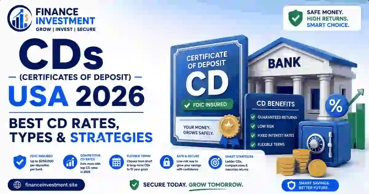 CDs (Certificates of Deposit) USA 2026: Best CD Rates, Types & Strategies