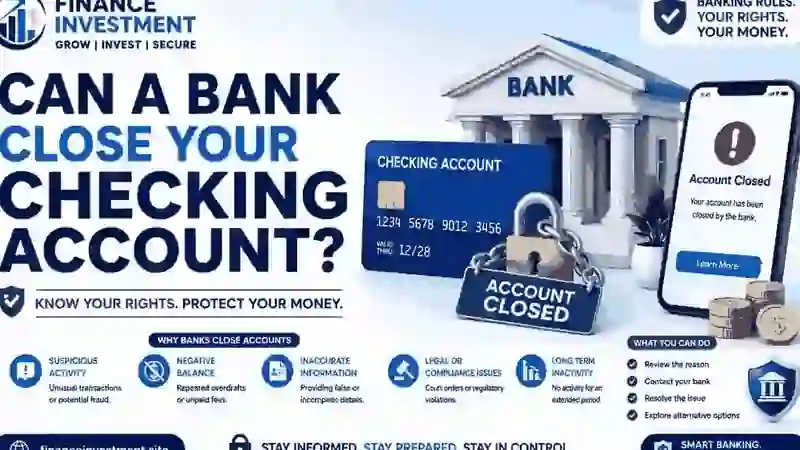 Can a Bank Close Your Checking Account