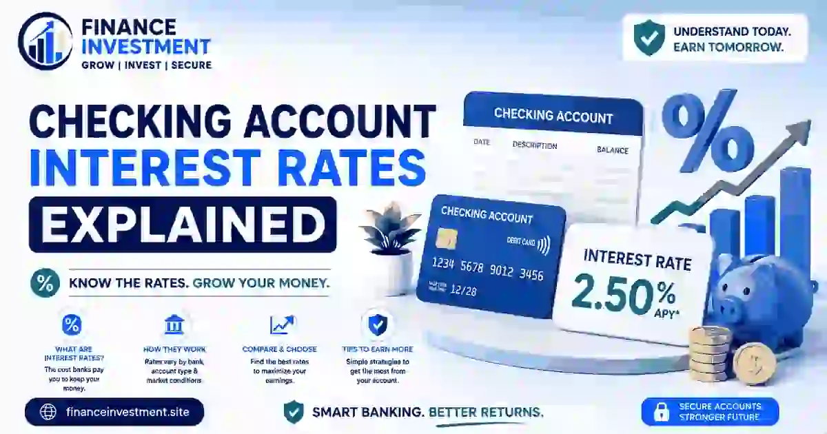 Checking Account Interest Rates Explained: Smart 2026 Guide