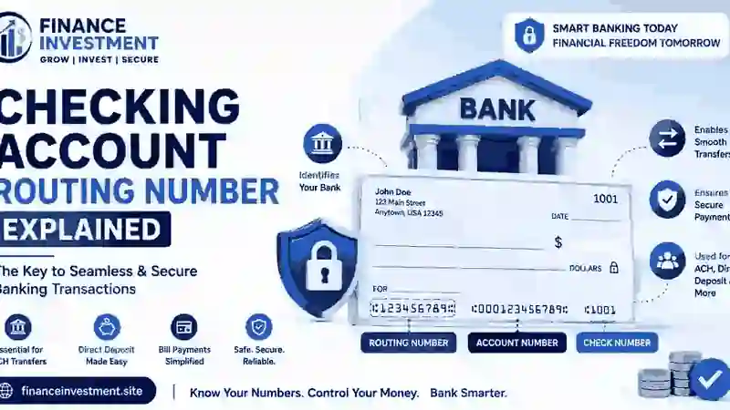 Checking Account Routing Number