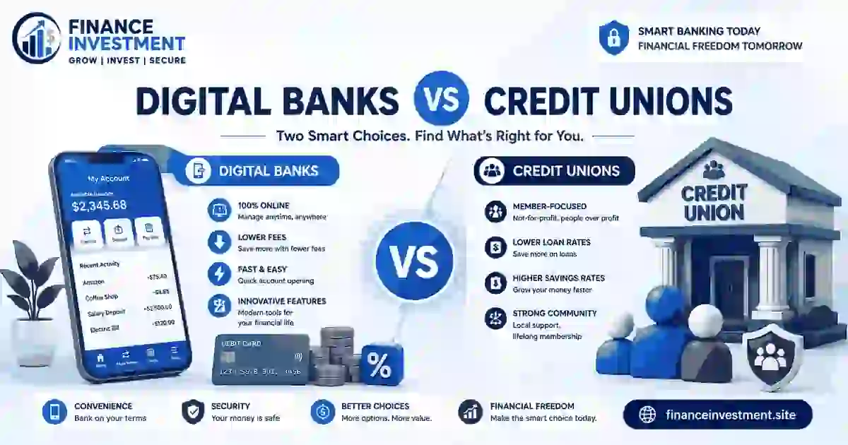 Digital Banks vs Credit Unions: Which Is Better for You in 2026?