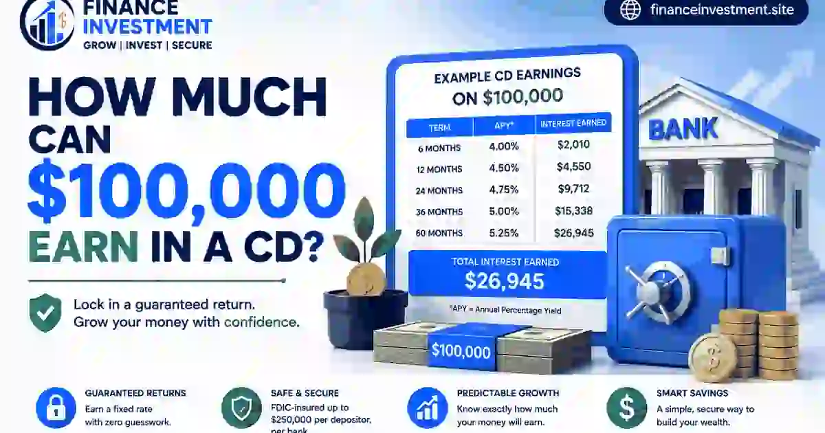 How Much Can $100,000 Earn in a CD? Smart 2026 Earnings Guide