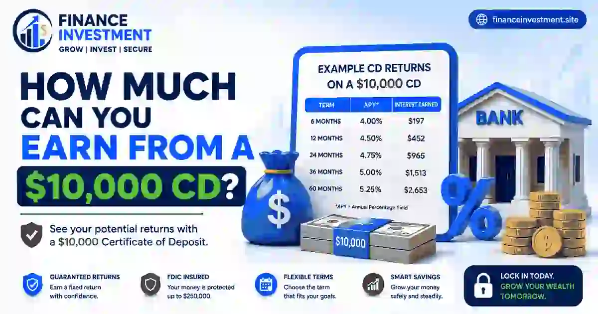 How Much Can You Earn From a $10,000 CD? 2026 Guide