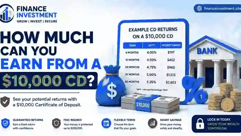 How Much Can You Earn From a $10,000 CD