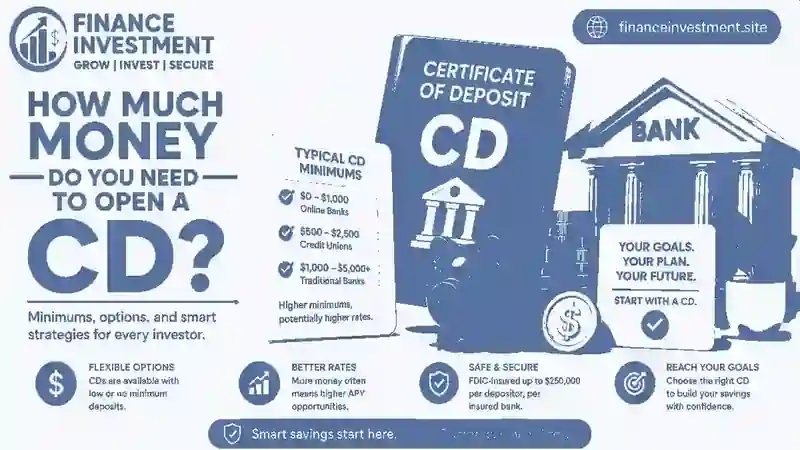 How Much Money Do You Need to Open a CD