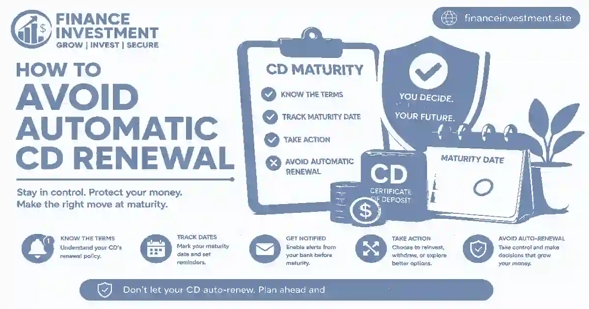 How to Avoid Automatic CD Renewal in 2026: Smart Steps to Stay in Control