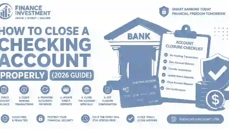 How to Close a Checking Account Properly