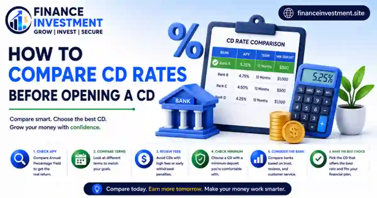 How to Compare CD Rates Before Opening a CD in 2026: Smart Guide