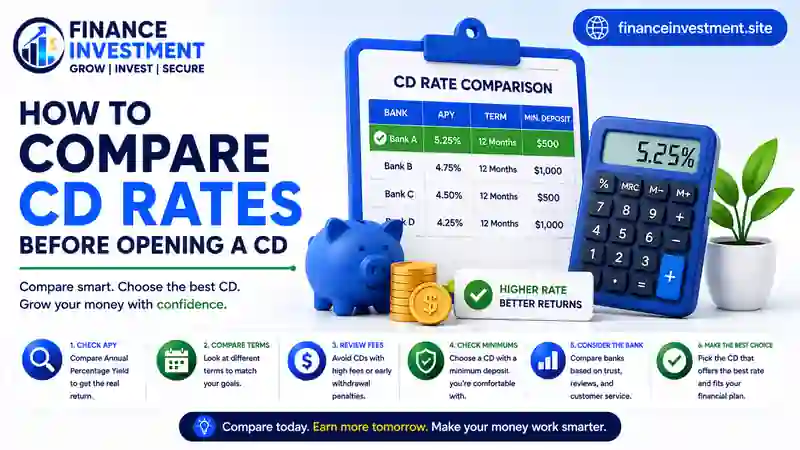 how to compare CD rates before opening a CD