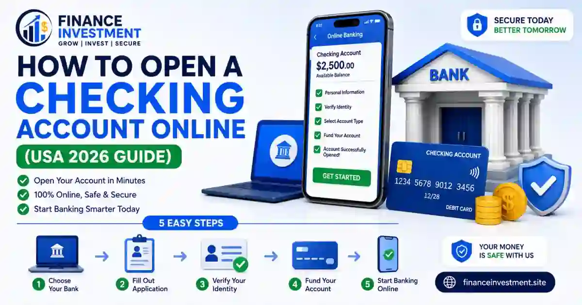 How to Open a Checking Account Online: Step-by-Step USA Guide (2026)