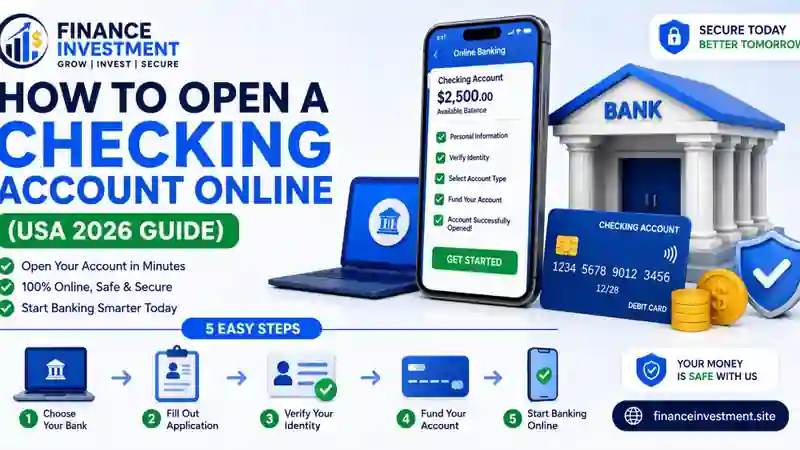 How to Open a Checking Account Online