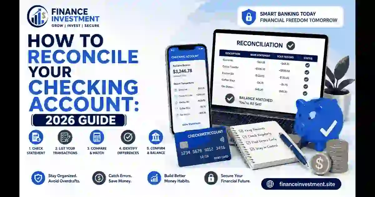 How to Reconcile Your Checking Account
