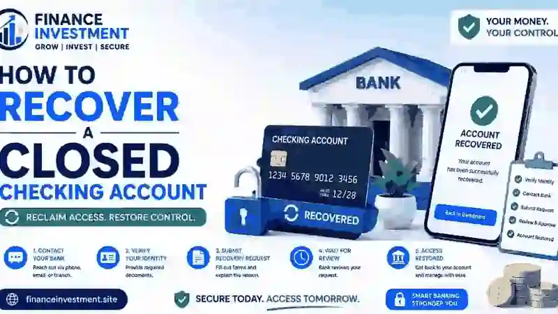 How to Recover a Closed Checking Account