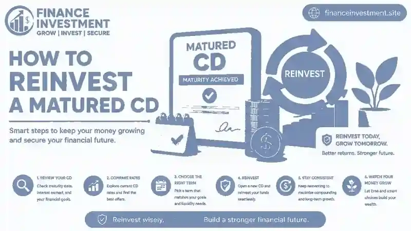 how to reinvest a matured CD
