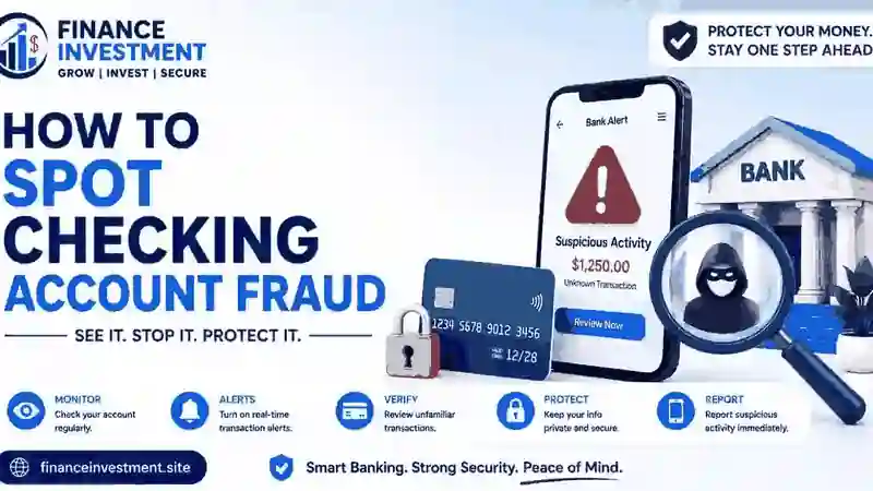 How to Spot Checking Account Fraud