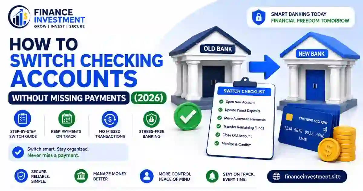 How to Switch Checking Accounts Without Missing Payments
