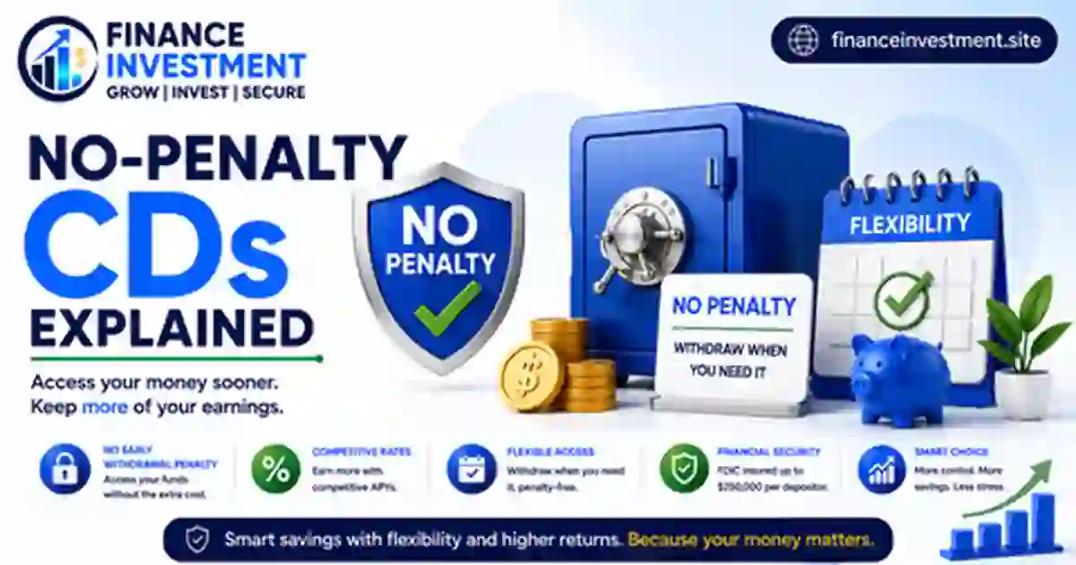 No-penalty CDs explained for U.S. savers in 2026