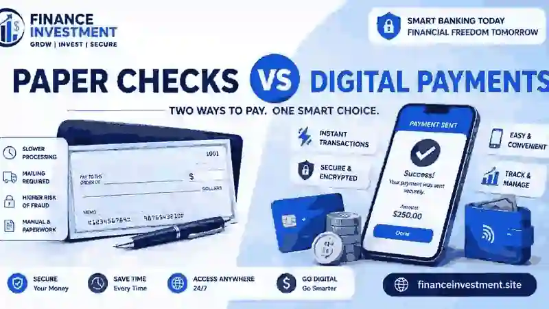 Paper Checks vs Digital Payments