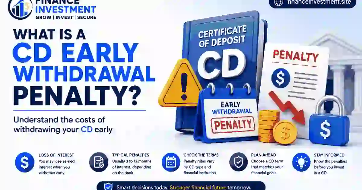 What Is a CD Early Withdrawal Penalty? 2026 Guide