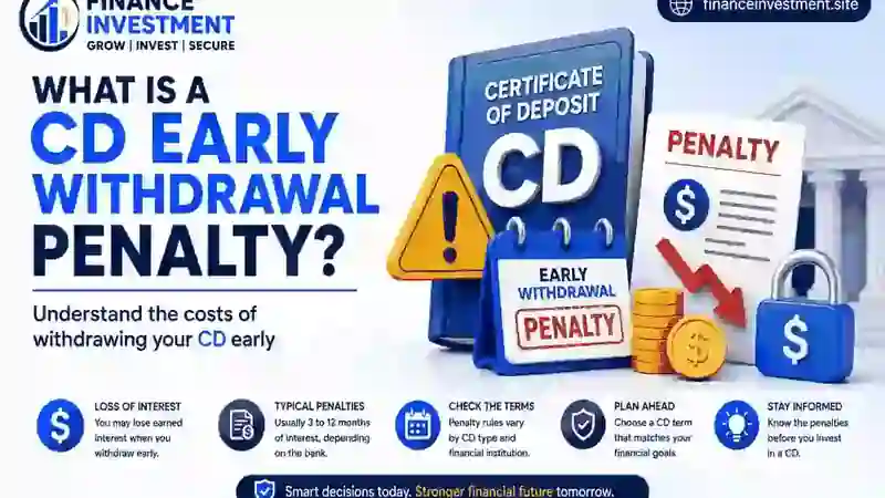 What Is a CD Early Withdrawal Penalty