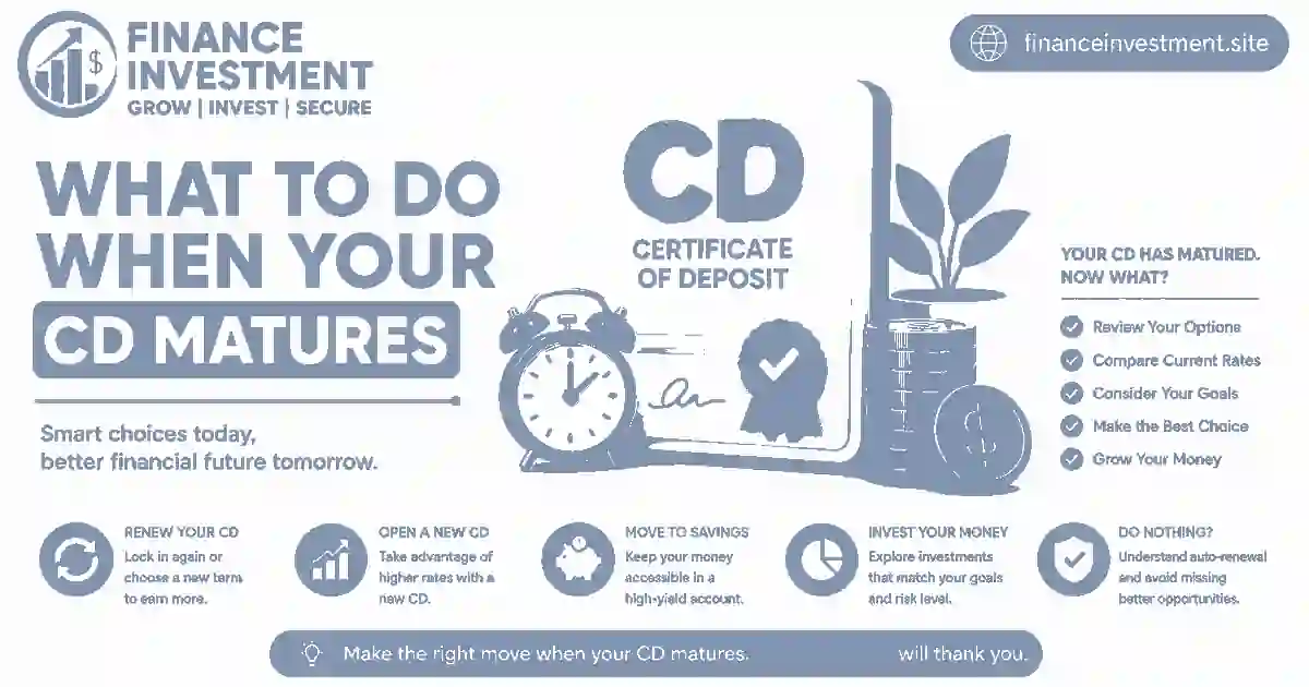 What to Do When Your CD Matures in 2026