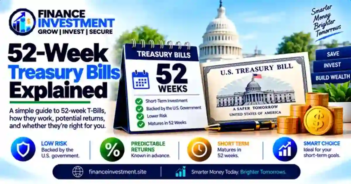 52-Week Treasury Bills Explained: How They Work, Returns & Risks