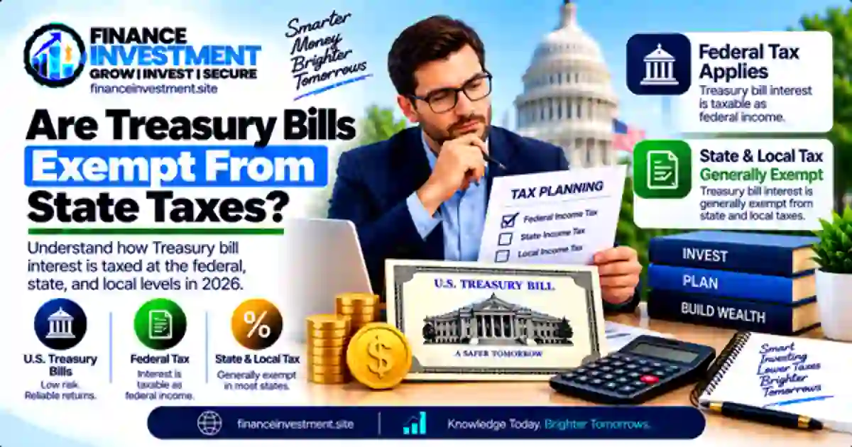 Are Treasury Bills Exempt From State Taxes?