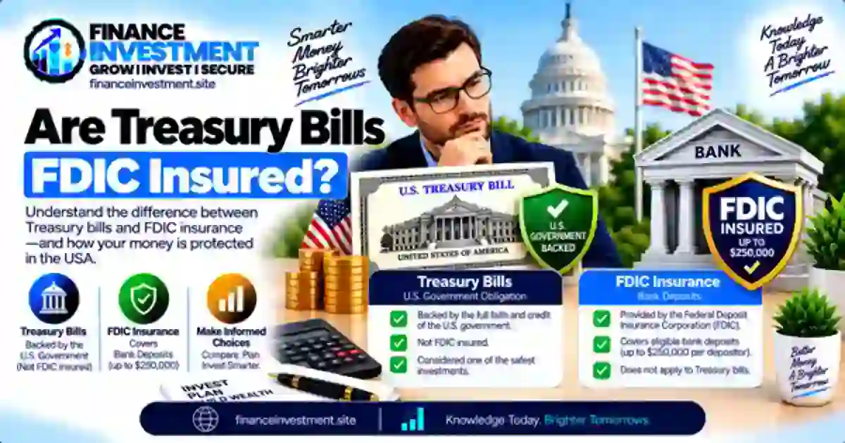 Are Treasury Bills FDIC Insured? What Investors Should Know