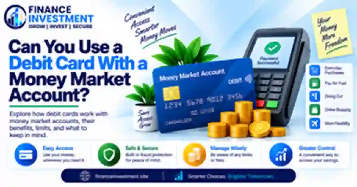 Can You Use a Debit Card With a Money Market Account?