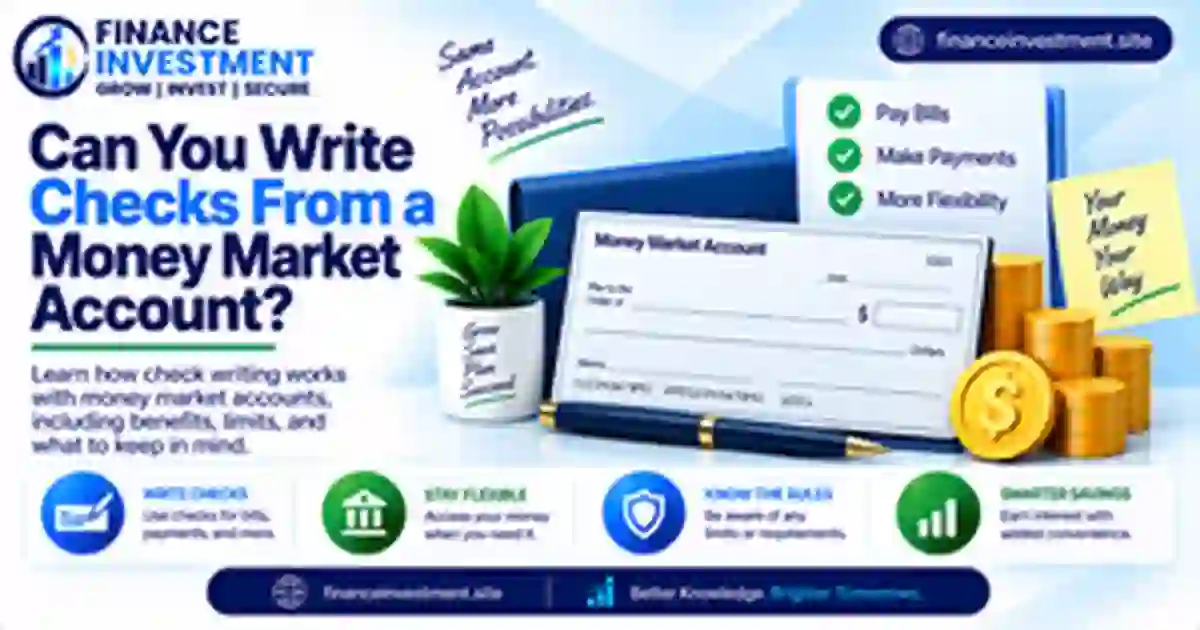 Can You Write Checks From a Money Market Account?