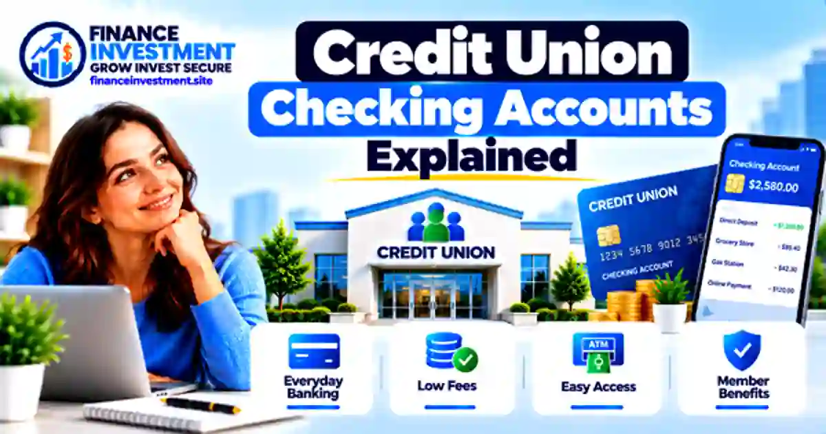 Credit Union Checking Accounts Explained: Guide 2026