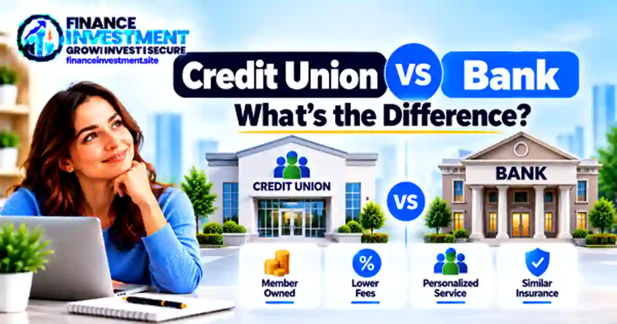 Credit Union vs Bank What's the Difference 2026