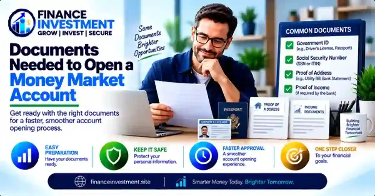 Documents Needed to Open a Money Market Account