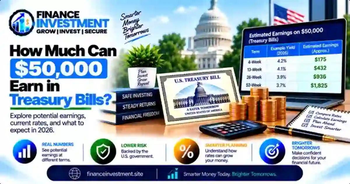 How Much Can $50,000 Earn in Treasury Bills? 2026 Guide