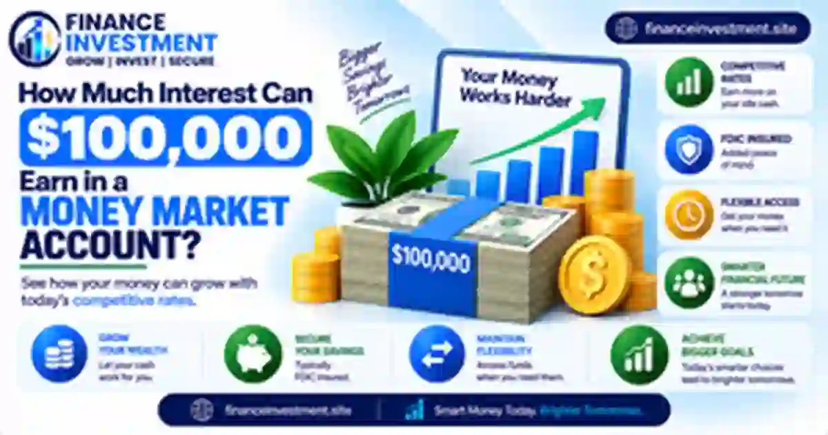 How Much Interest Can $100,000 Earn in a Money Market Account?