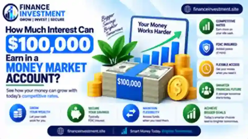 how much interest can $100,000 earn in a money market account