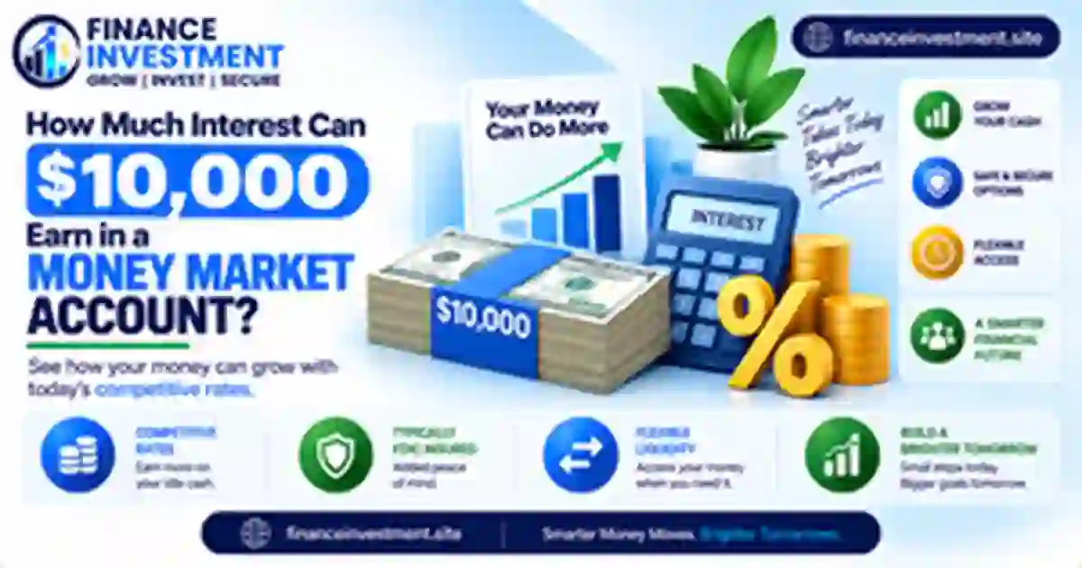 How Much Interest Can $10,000 Earn in a Money Market Account?