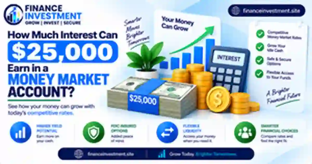 How Much Interest Can $25,000 Earn in a Money Market Account?