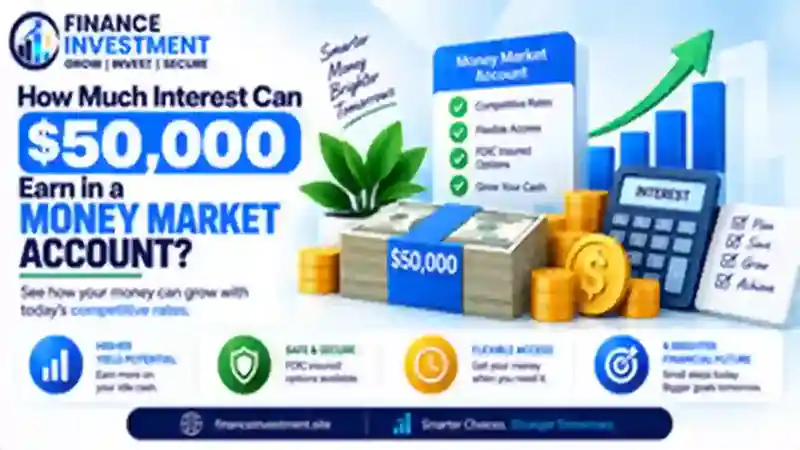 how much interest can $50,000 earn in a money market account