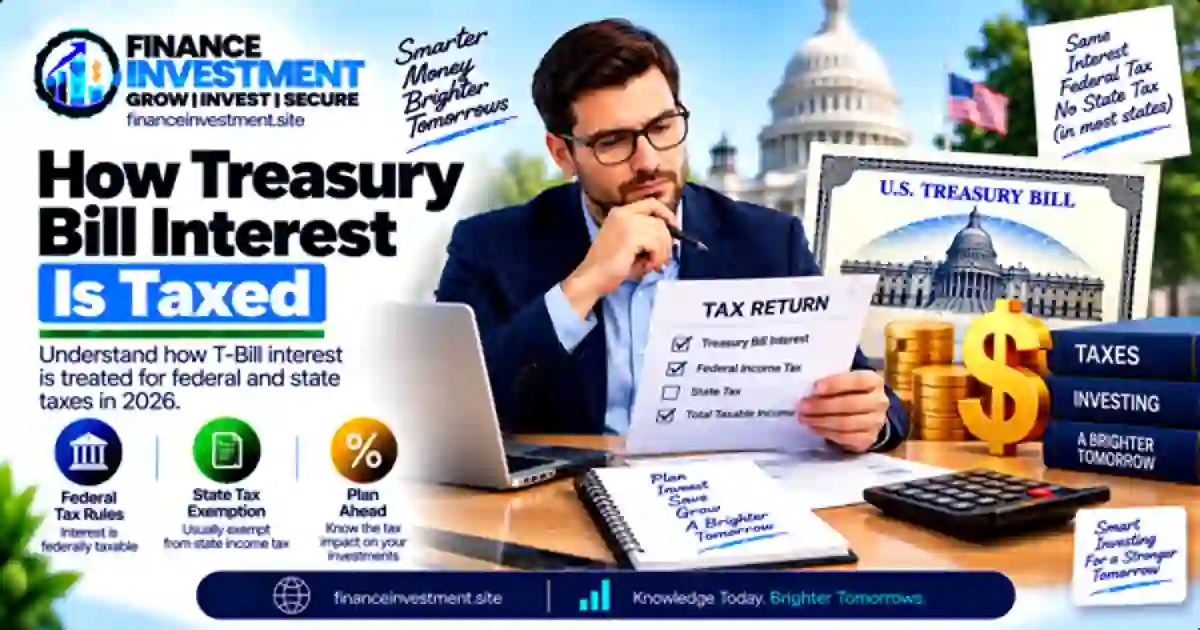 How Treasury Bill Interest Is Taxed in 2026 Federal and State Tax Rules Explained