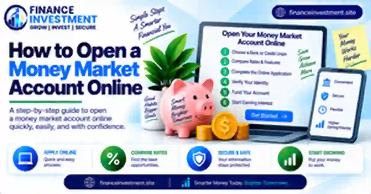 How to Open a Money Market Account Online