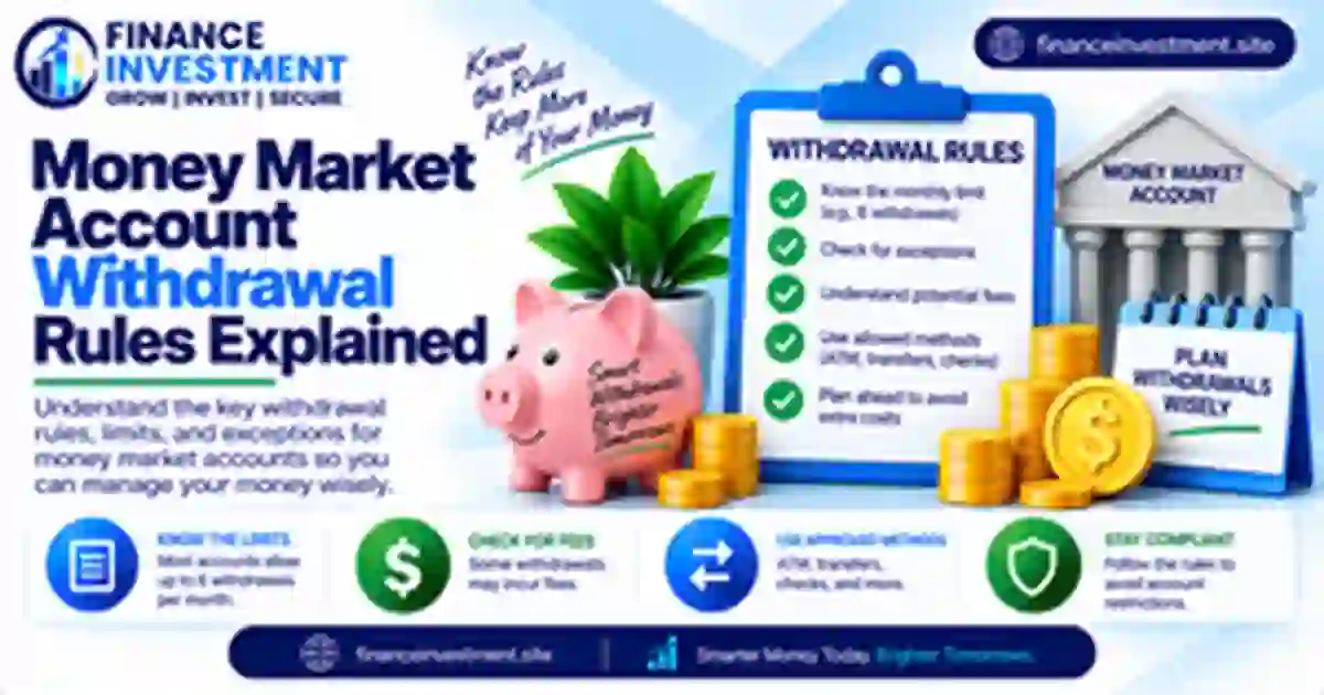 Money Market Account Withdrawal Rules Explained