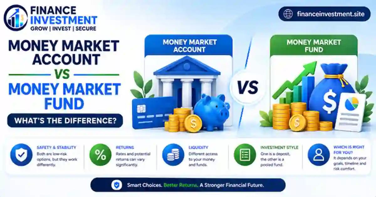 Money Market Account vs Money Market Fund: Key Differences