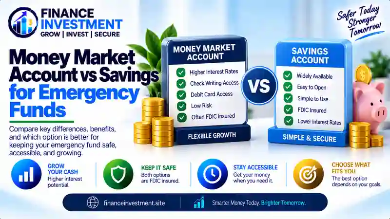 money market account vs savings for emergency funds